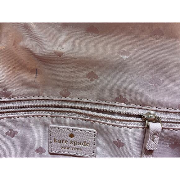 Kate Spade NY Kirk Park Saffiano Veronique Crossbody(Rosy Cheeks/Cherrywood) - Picture 3 of 5